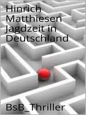 cover image of Jagdzeit in Deutschland